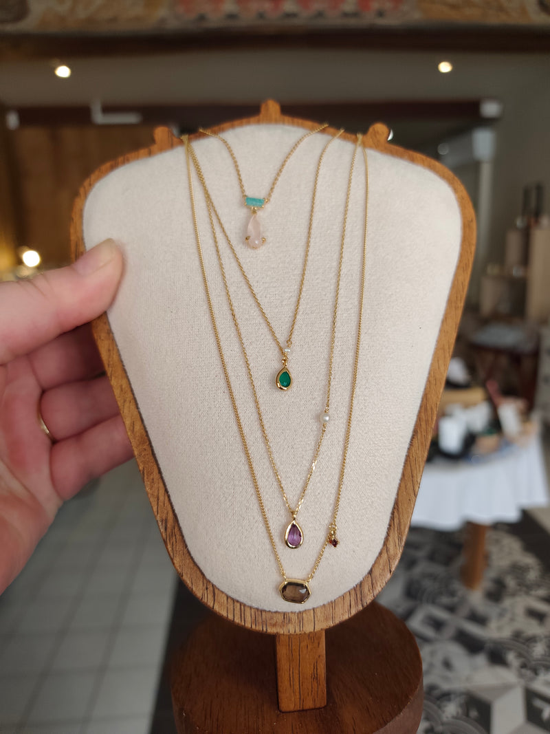 Bijoux en Pierres Naturelles Dorés à l’Or Fin