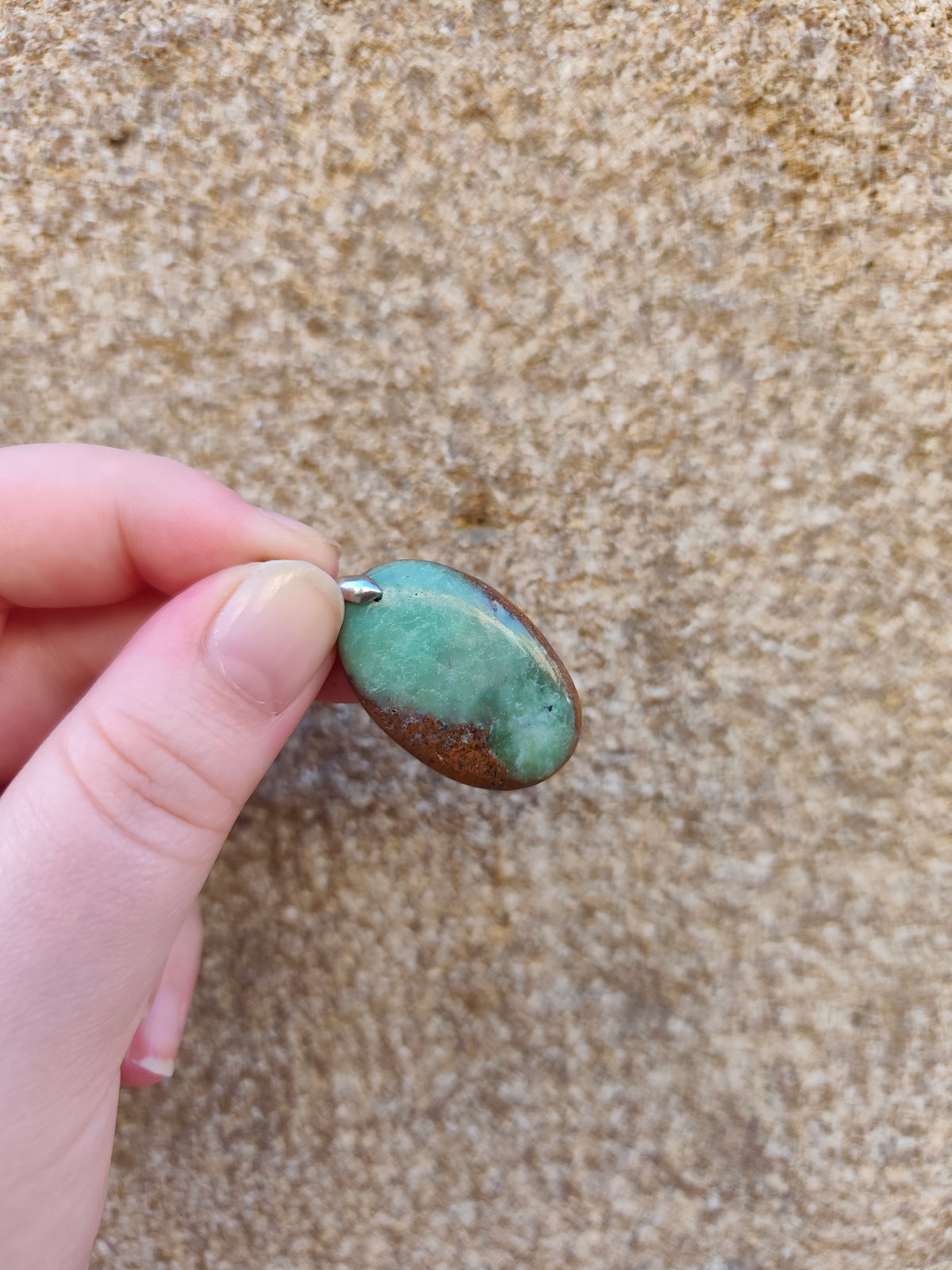 Pendentif Chrysoprase