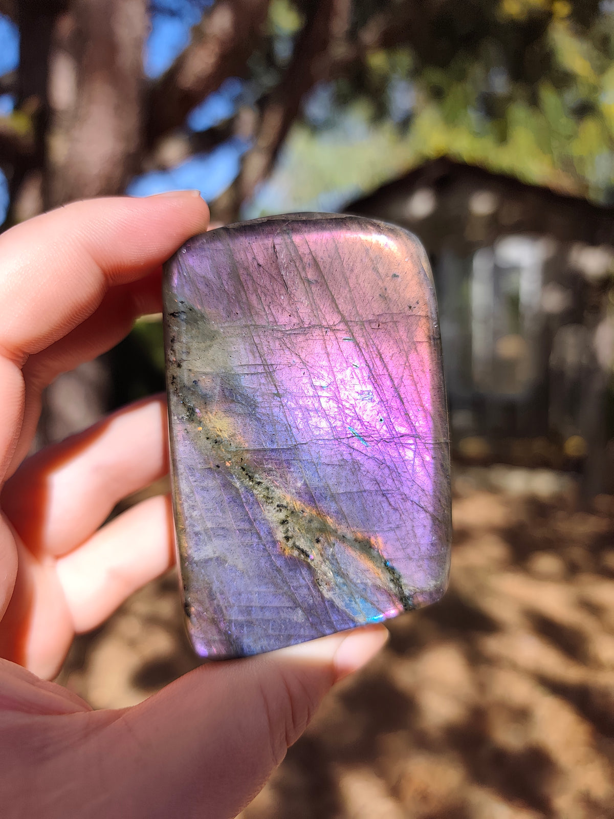 Labradorite Sunset - Rose , violette