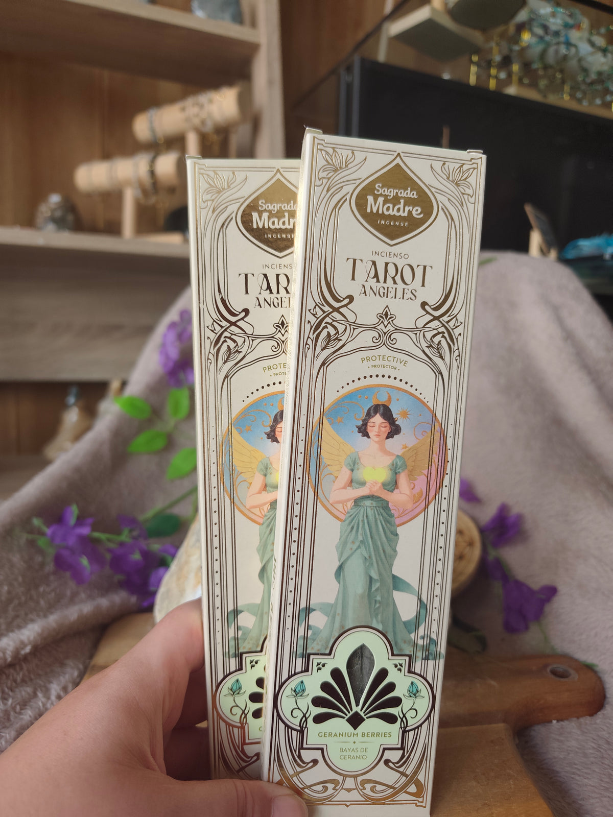 Encens Tarot Angels – Baies de Géranium | Sagrada Madre
