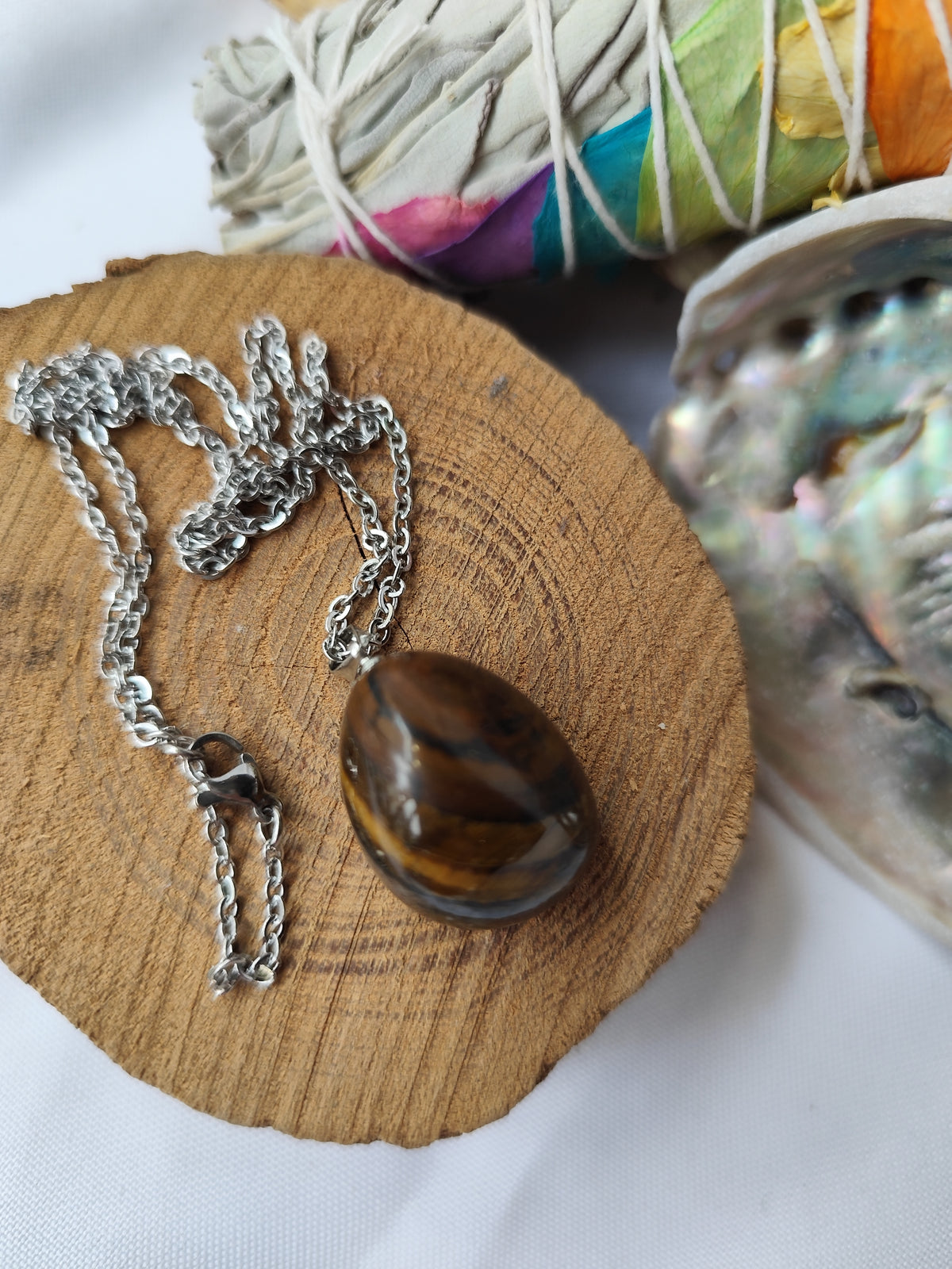 Pendentif Oeil de tigre