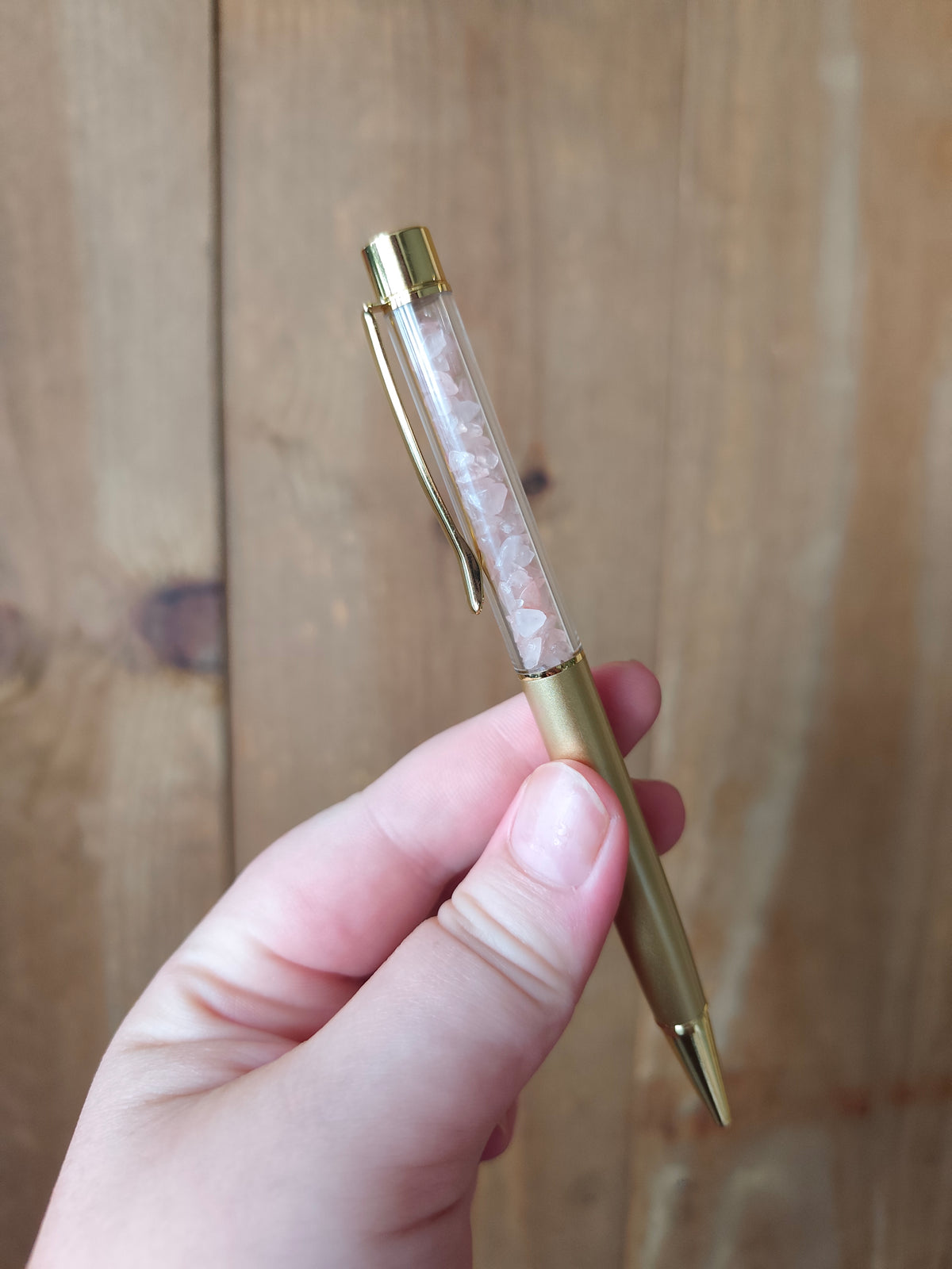 Stylo composé de pierres naturelles – Pierre au choix