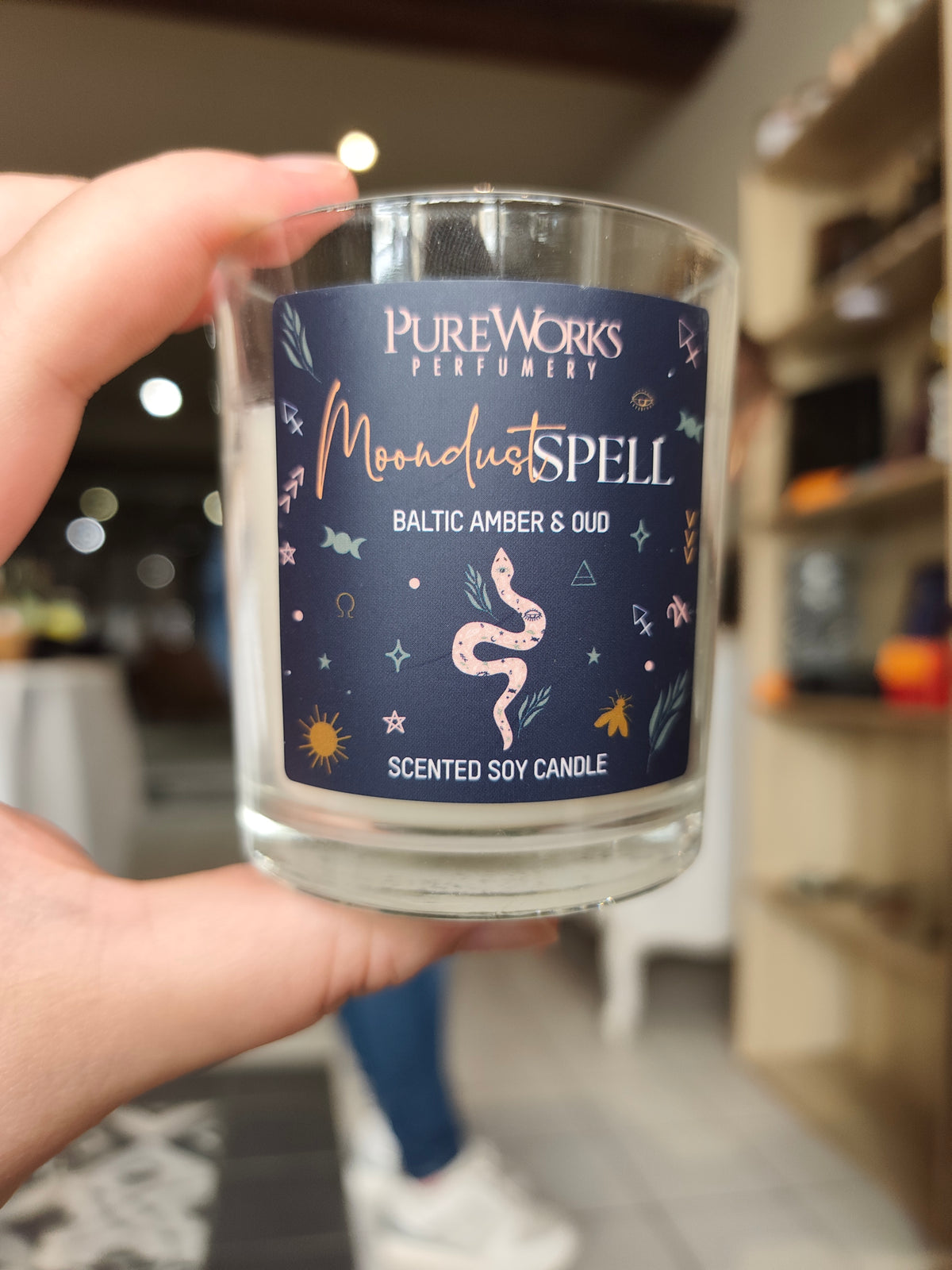 Bougie Sortilège de poussière lunaire