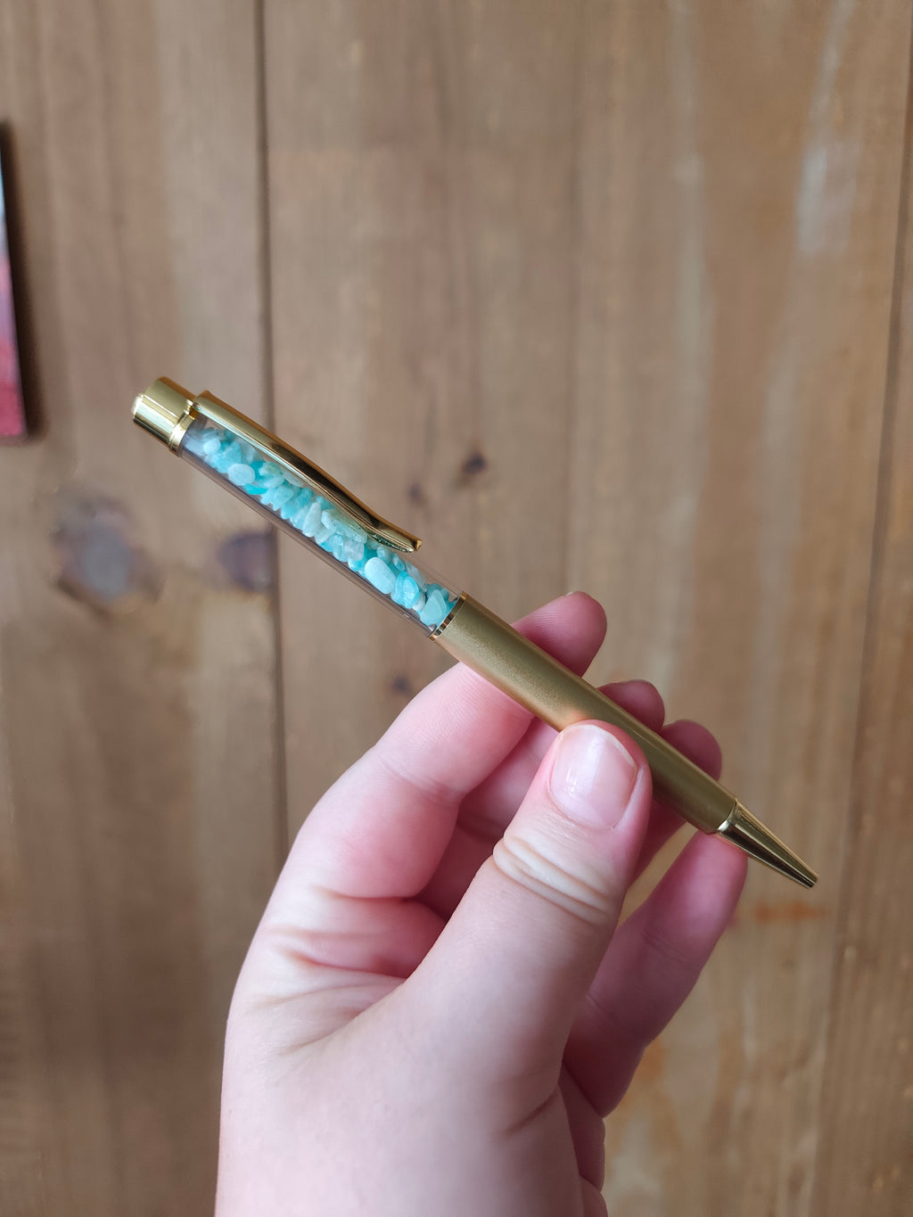 Stylo composé de pierres naturelles – Pierre au choix