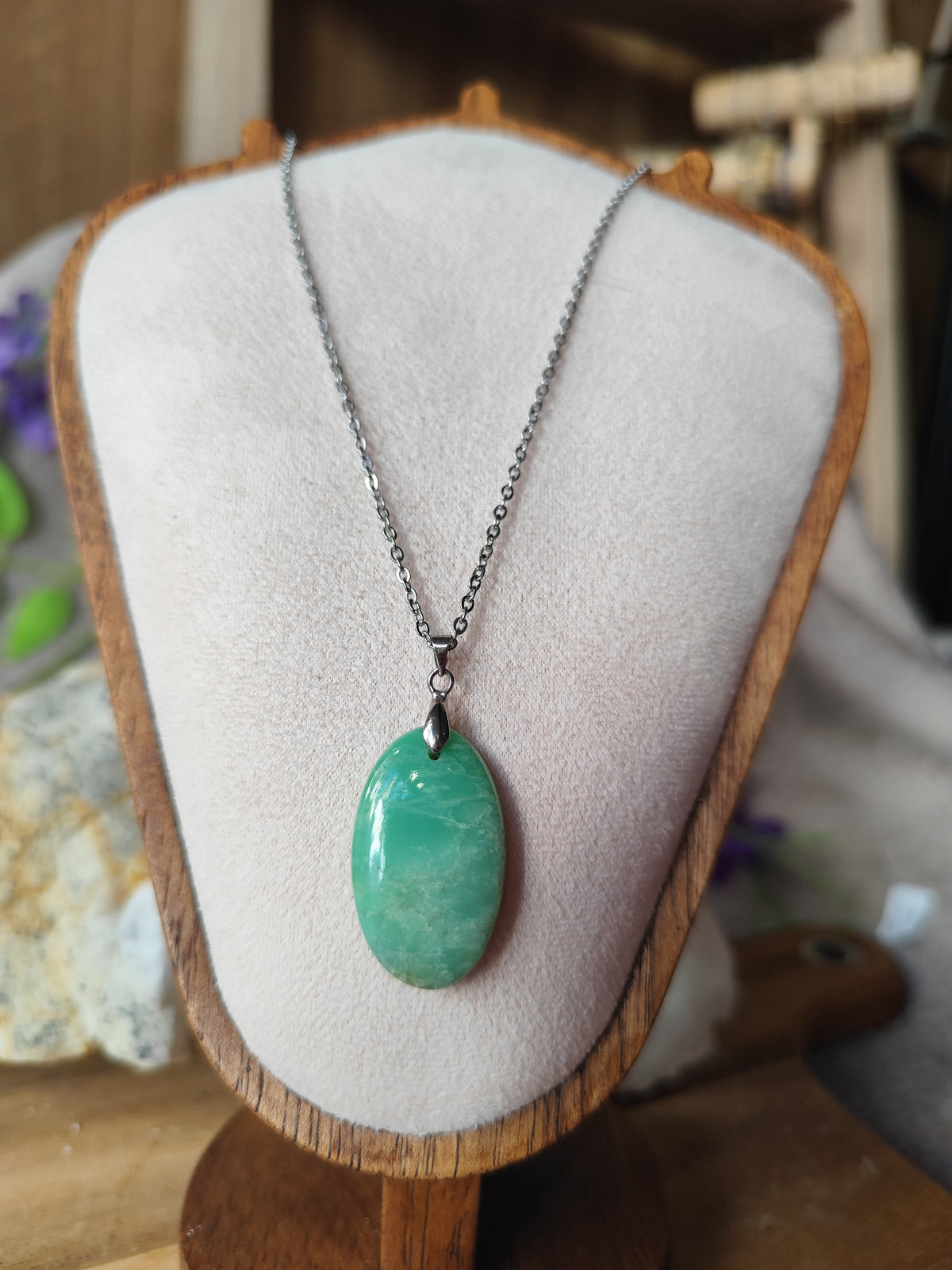 Pendentif Chrysoprase