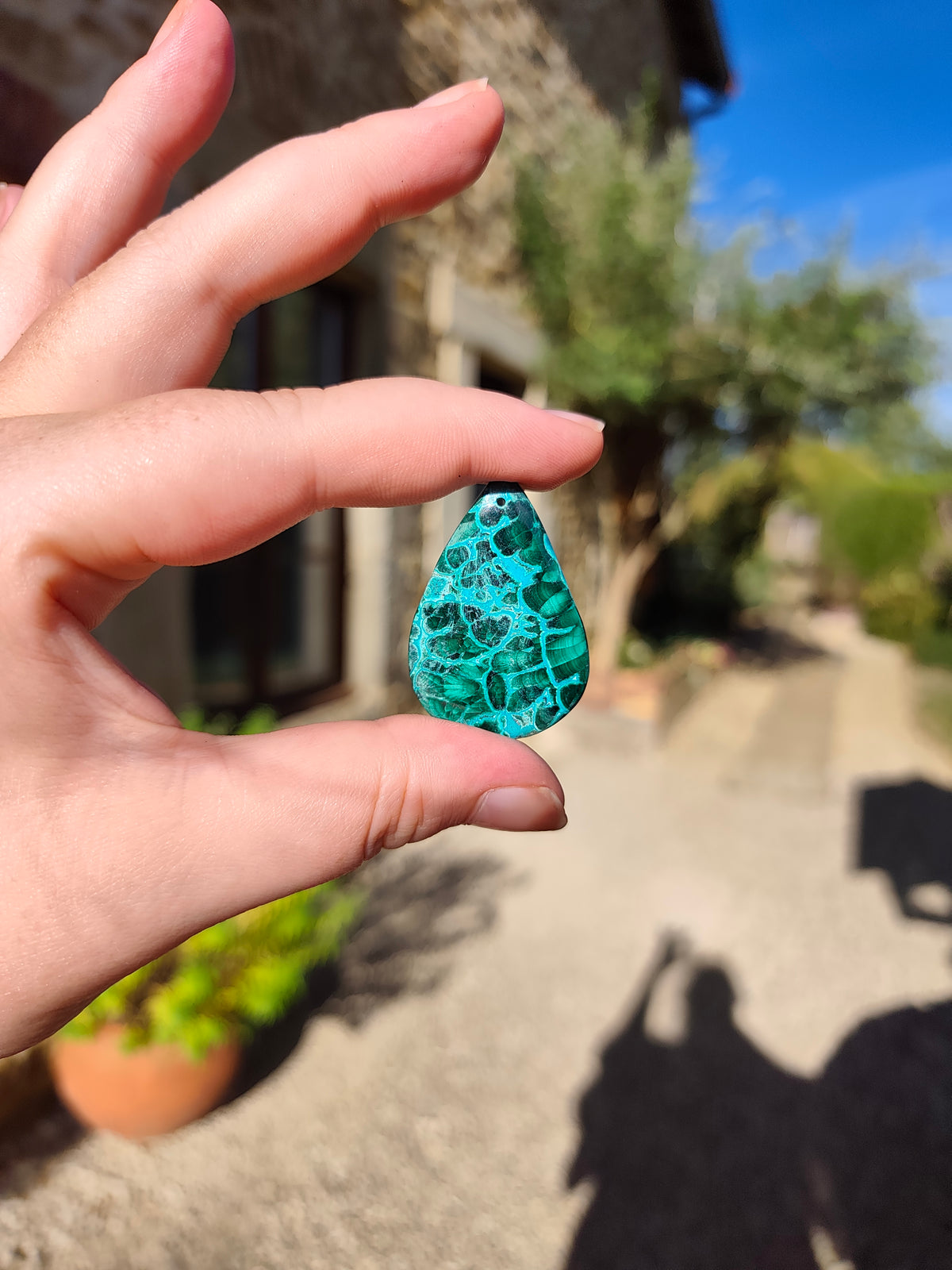 Pendentif Chrysocolle