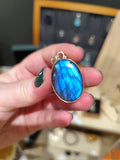 Pendentif Labradorite Argent