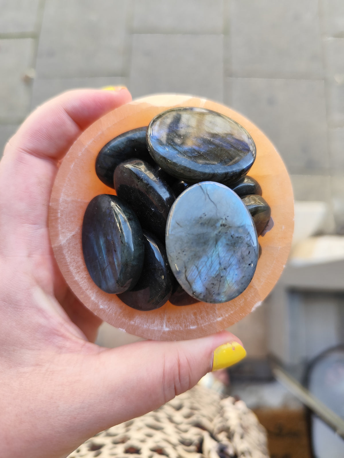 Galet Labradorite