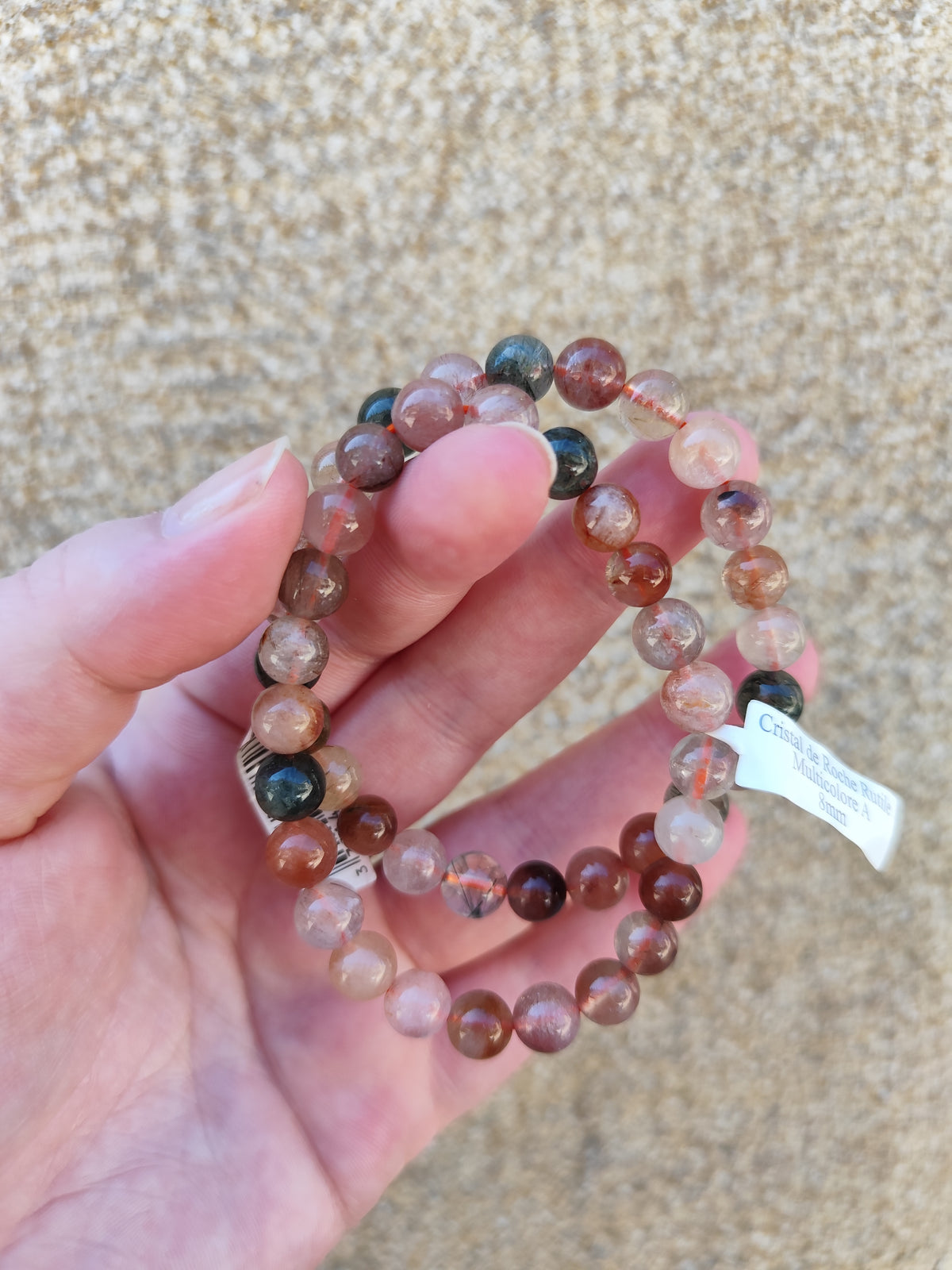 Bracelet en quartz rutile rouge – Énergie, ancrage et transformation intérieure