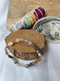 Bracelet Grain Agate du Botswana