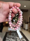 Bracelet en rhodonite qualité A