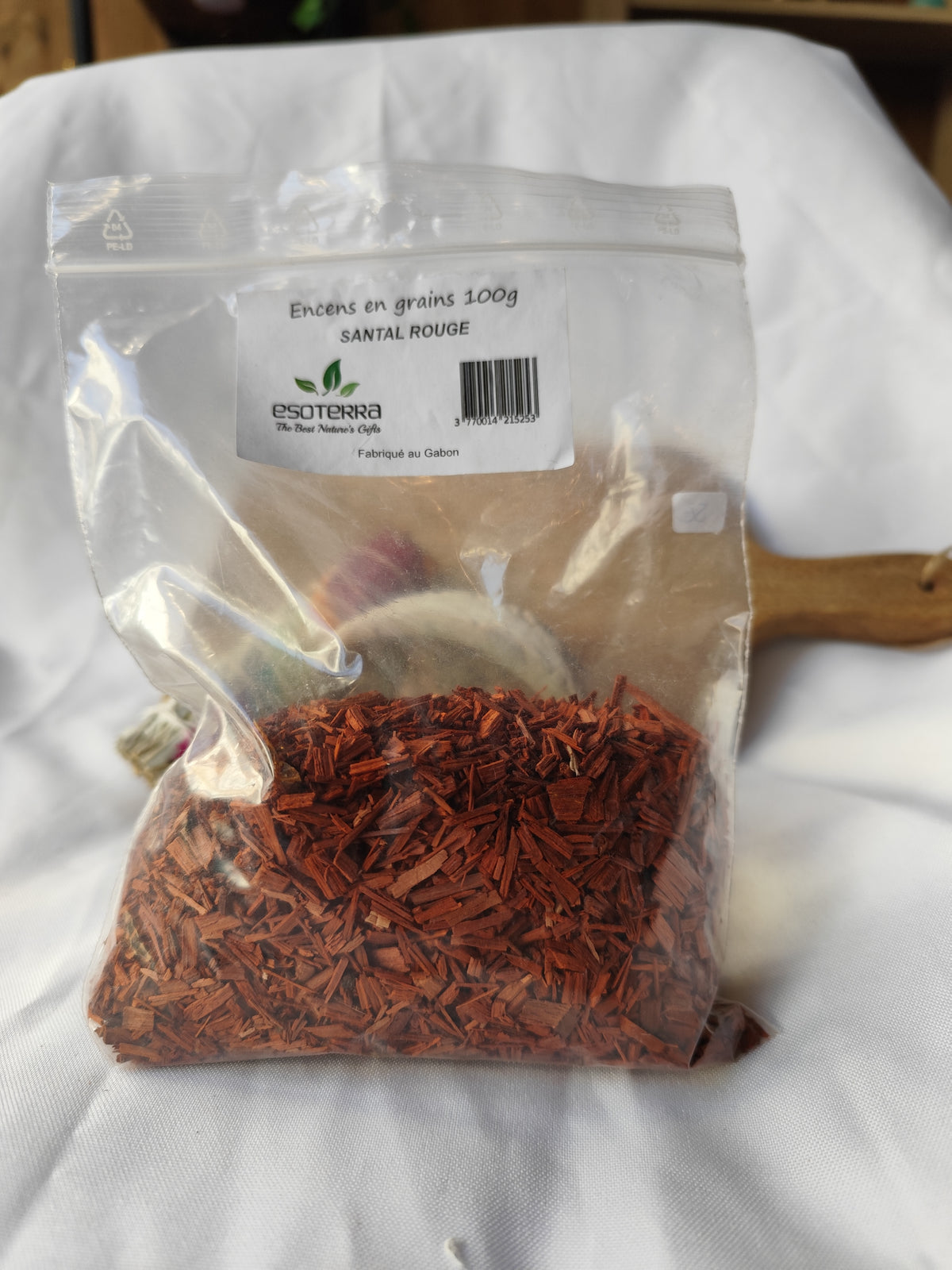 Santal rouge encens grain