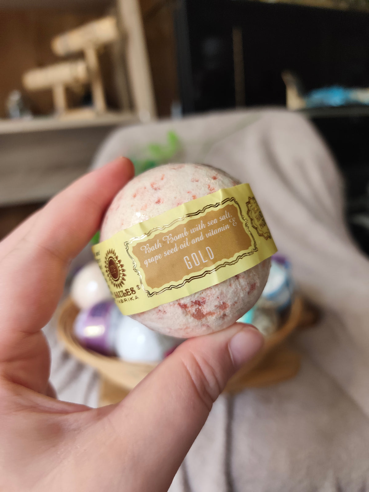 Bombe de bain Saules Fabrika – Gold