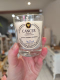 Bougie signe astrologique Cancer ♋ — Fleur de Coton