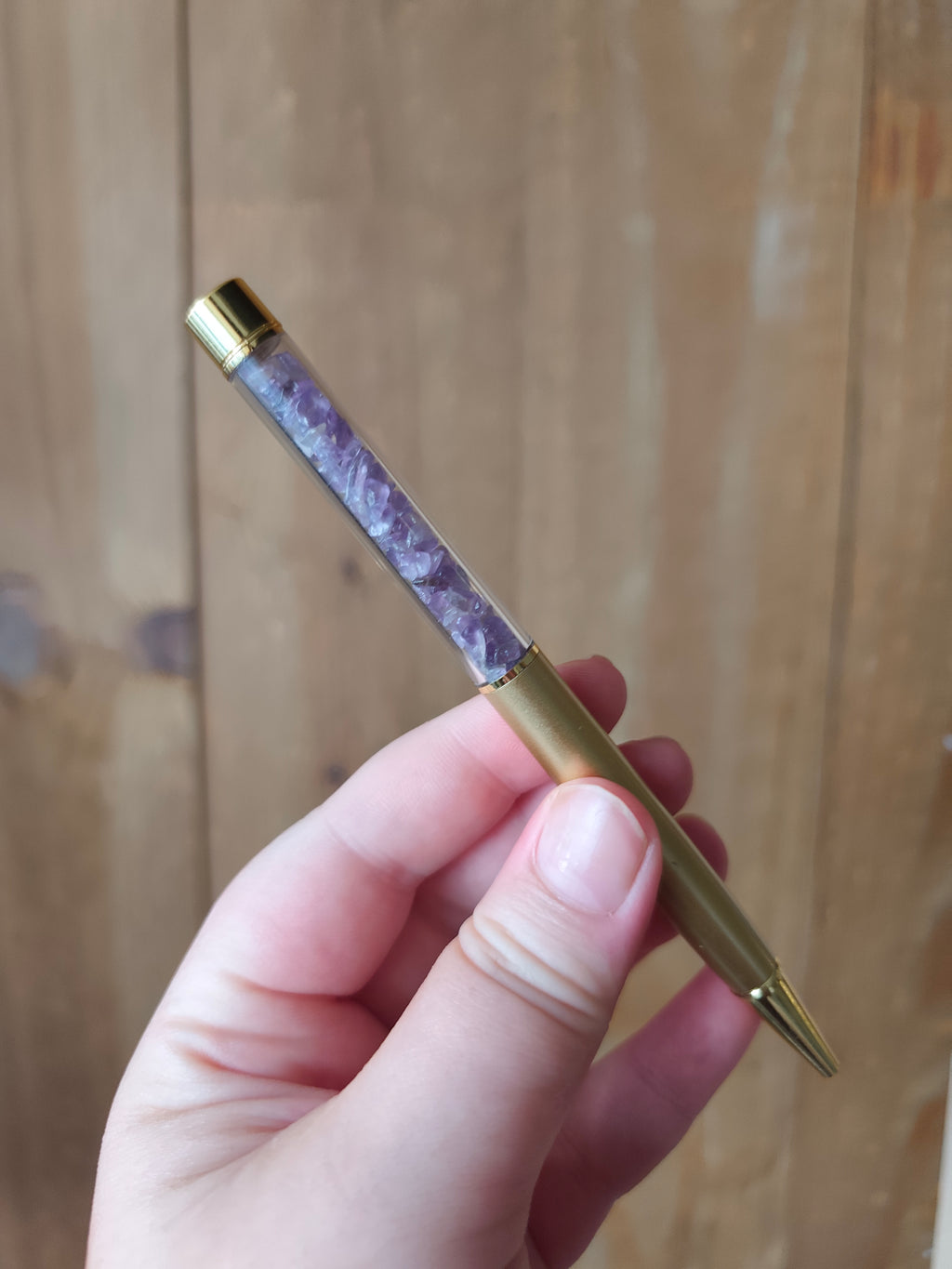 Stylo composé de pierres naturelles – Pierre au choix