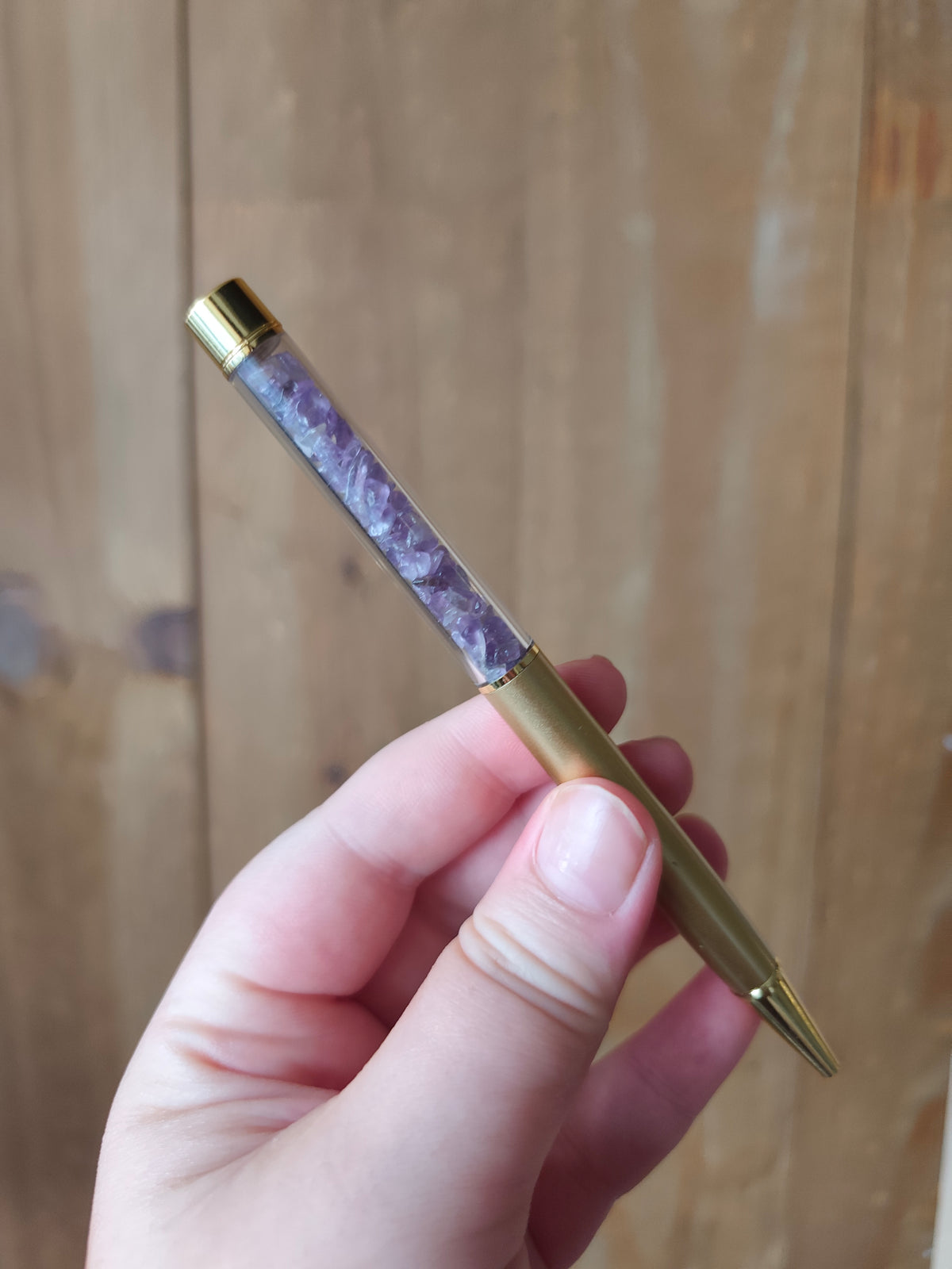 Stylo composé de pierres naturelles – Pierre au choix