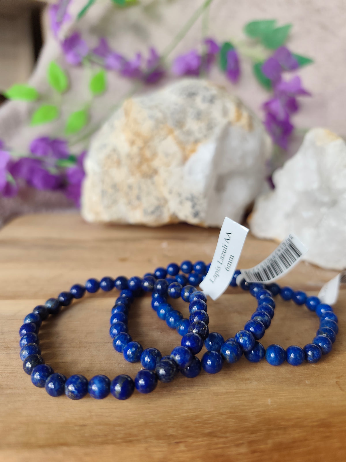 Bracelet Lapis lazuli AA - 6 mm