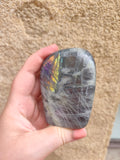 Labradorite Sunset de Madagascar – Pièce décorative en pierre naturelle  330g