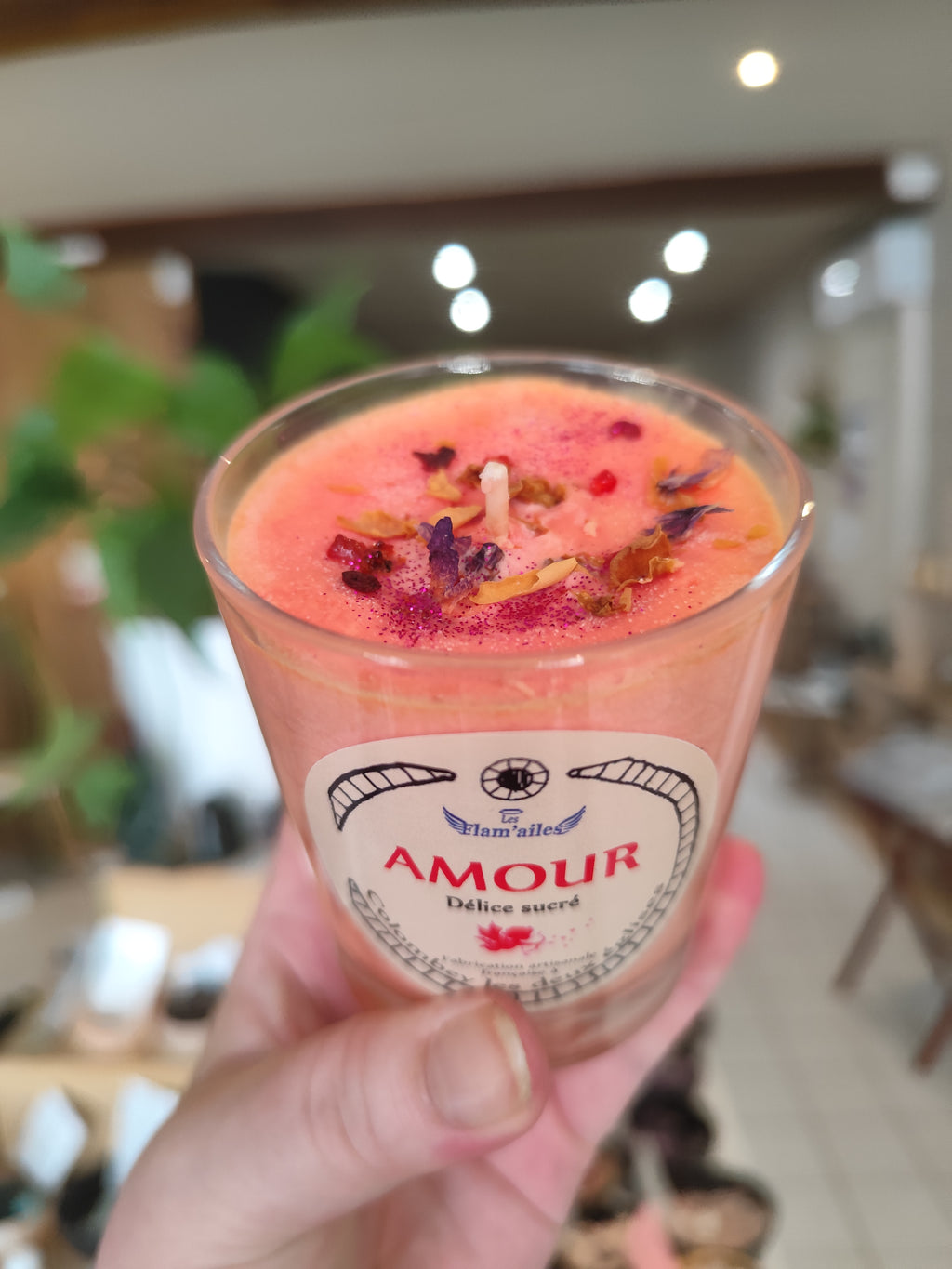 Bougie Énergétique – Amour / Délice sucré