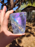 Labradorite Sunset violette multicolore – Pierre naturelle