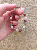 Bracelet Vierge Marie en pierres naturelles – Création artisanale unique